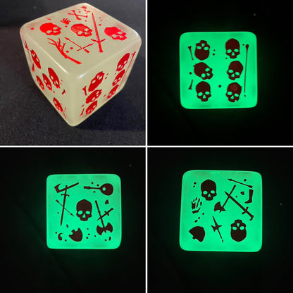 Massive Gelatinous Cube - 2" Mini/Die In One - Various - Severed Books and Toys