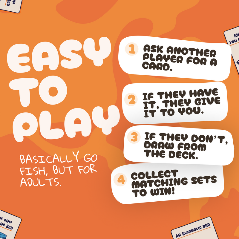 Go F Yourself - Go Fish? How about your go F Yourself? A Party Card Game - Spite House Games