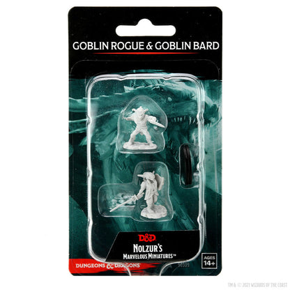D&D: Nolzur's Marvelous Unpainted Miniatures - Male Goblin Rogue & Female Goblin Bard W15