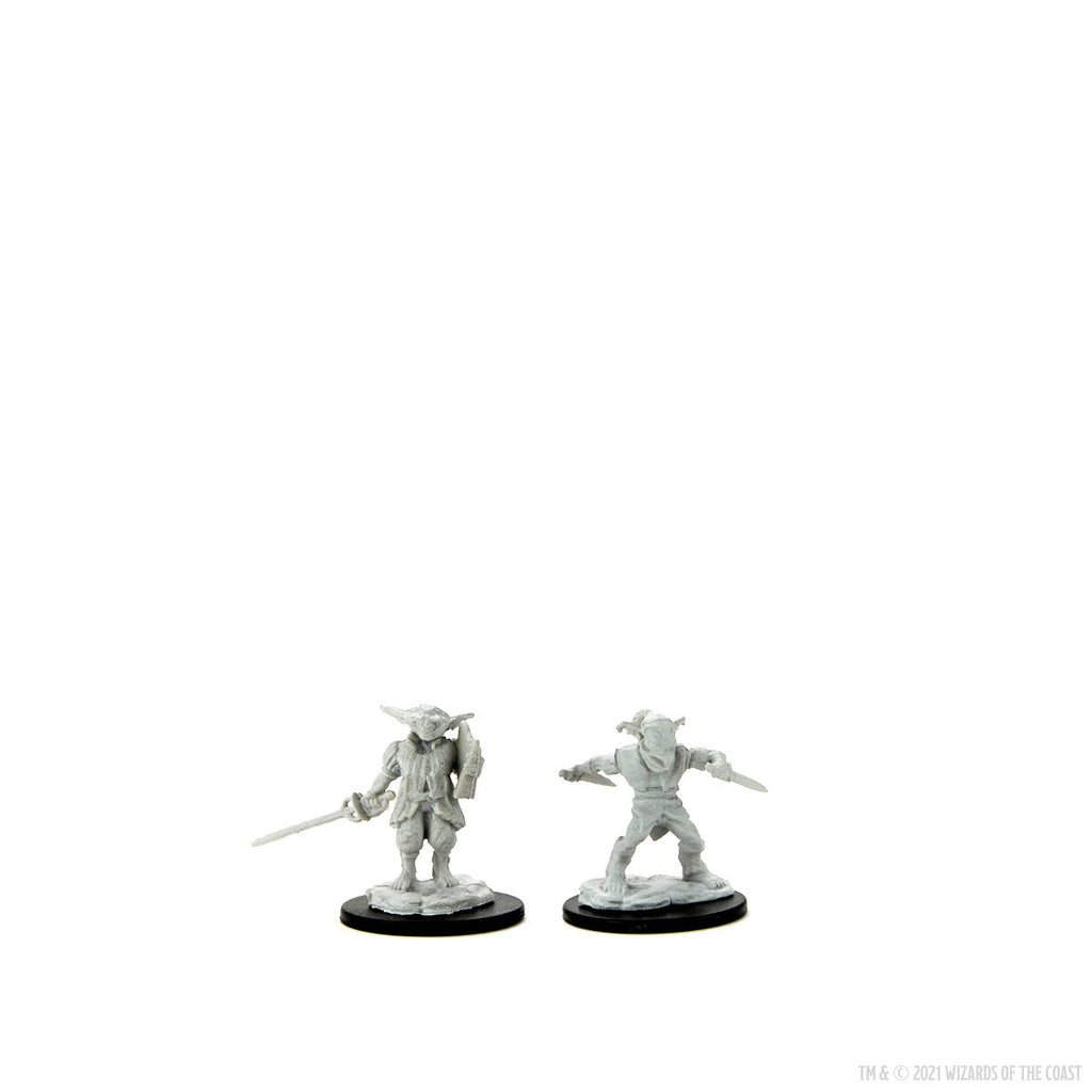 D&D: Nolzur's Marvelous Unpainted Miniatures - Male Goblin Rogue & Female Goblin Bard W15