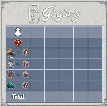 Gugong - A Game of the Forbidden City - Tasty Minstrel Games