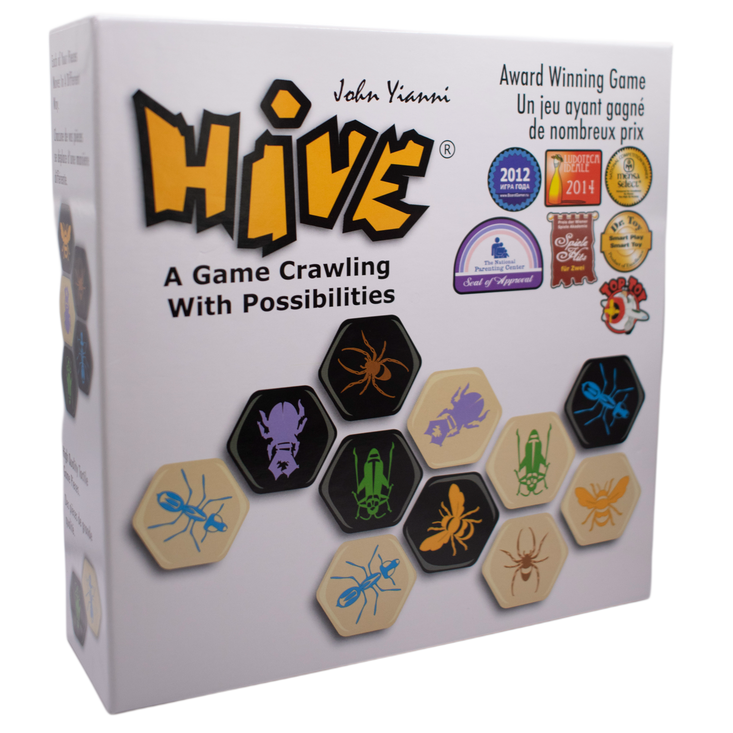 HIVE - A Mensa Select Winner Tile Laying Game - Smart Zone Games