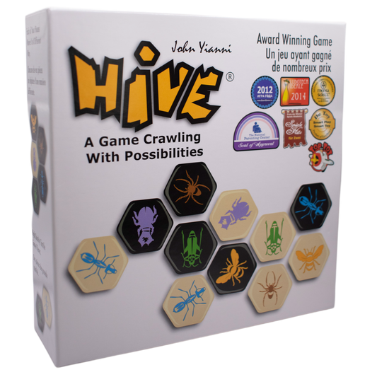 HIVE - A Mensa Select Winner Tile Laying Game - Smart Zone Games