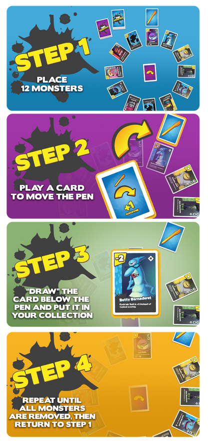 Ink Monsters - Card Game - Albino Dragon