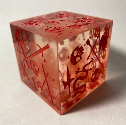 Massive Gelatinous Cube - 2" Mini/Die In One - Various - Severed Books and Toys