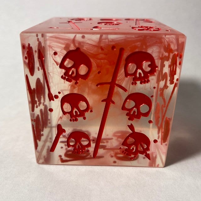 Massive Gelatinous Cube - 2" Mini/Die In One - Various - Severed Books and Toys