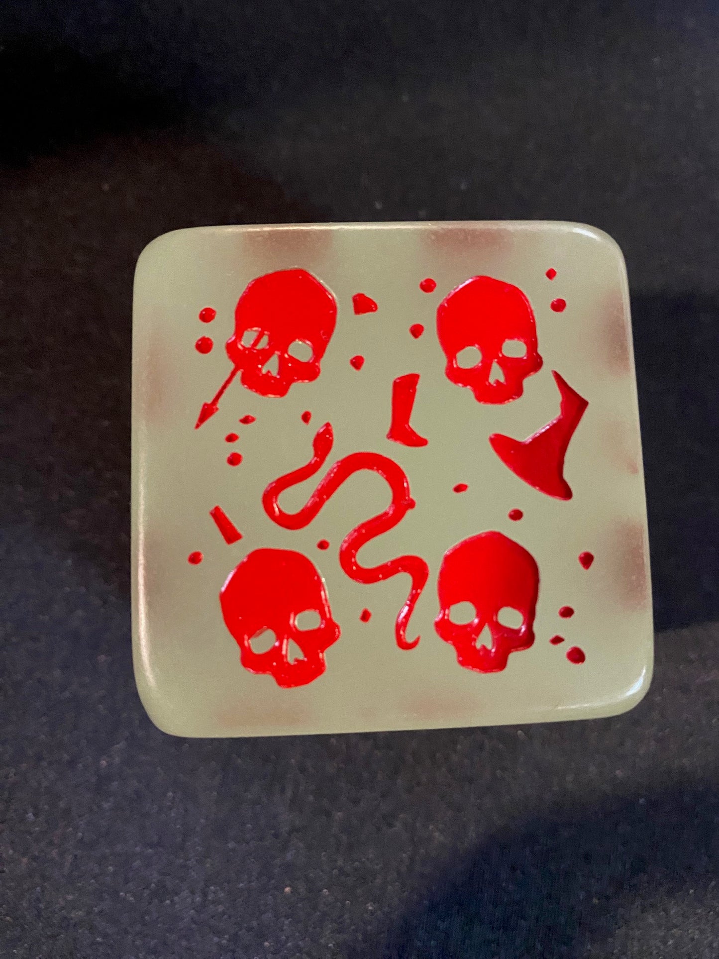 Massive Gelatinous Cube - 2" Mini/Die In One - Various - Severed Books and Toys