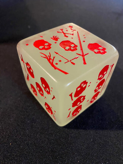 Massive Gelatinous Cube - 2" Mini/Die In One - Various - Severed Books and Toys