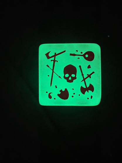 Massive Gelatinous Cube - 2" Mini/Die In One - Various - Severed Books and Toys