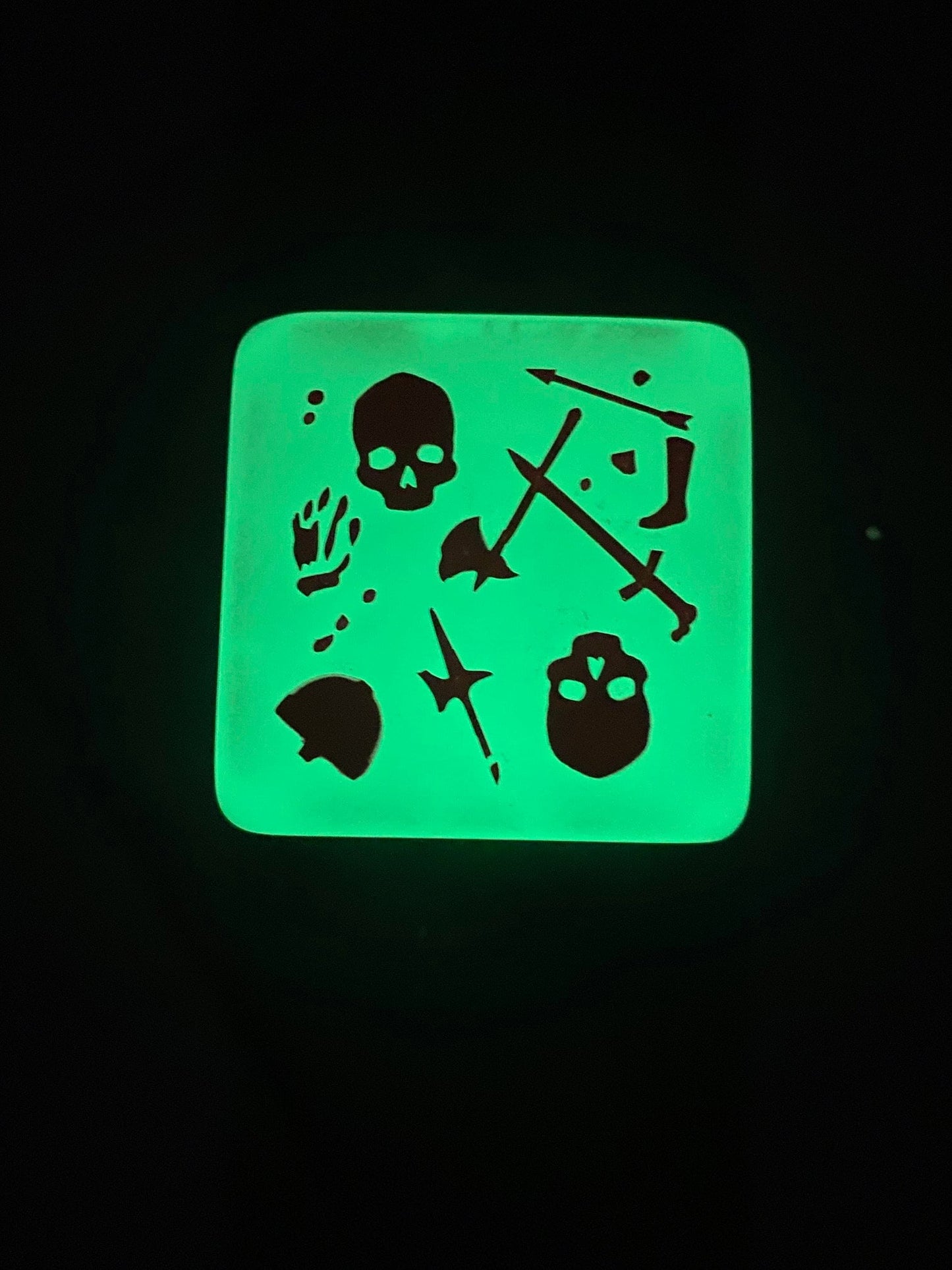 Massive Gelatinous Cube - 2" Mini/Die In One - Various - Severed Books and Toys