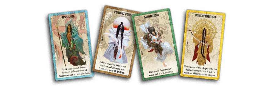 Rising Sun - Kami Unbound Expansion - A Game of Feudal Japan - CMON Games