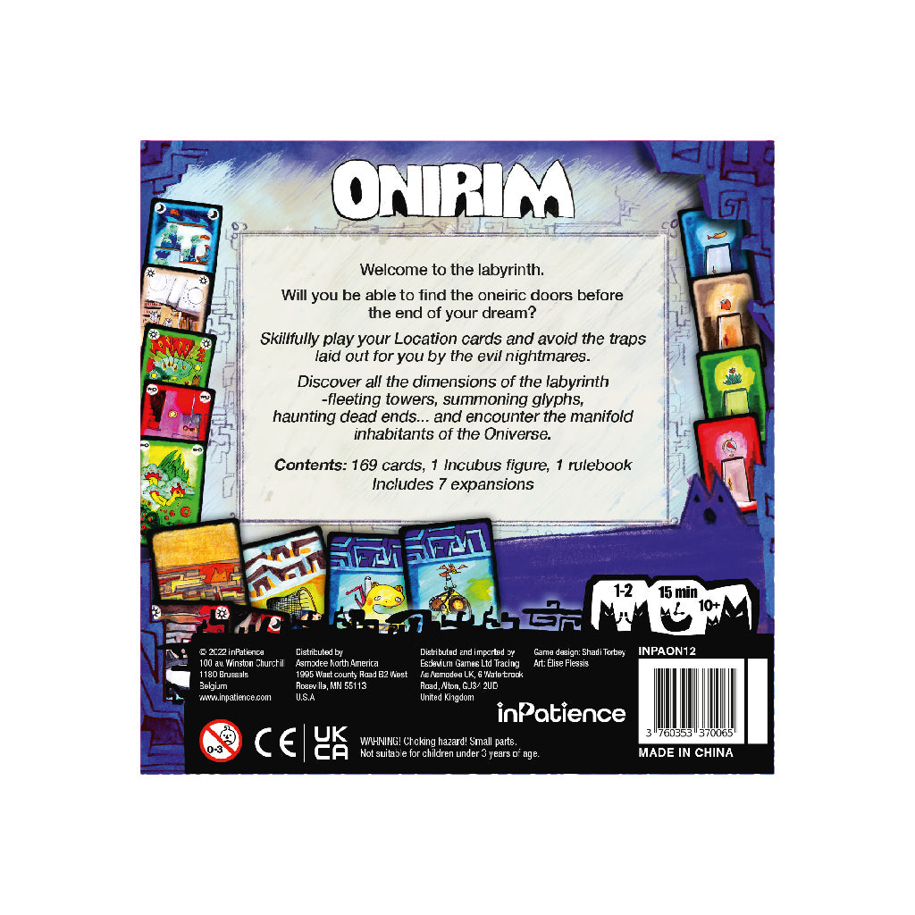 ONIRIM - A Solo/Cooperative Cardgame of Dreams and Nightmares - Asmodee