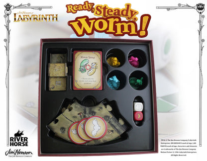 Jim Henson's Labyrinth - Ready, Steady, Worm! - Board Game - River Horse