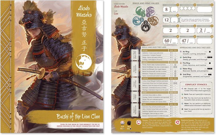 Legend of the Five Rings Roleplaying Game - Beginner Game Kit - Fantasy Flight