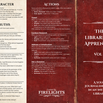 The Librarian's Apprentice - A Solo Roleplaying Game Adventure - Almost Bedtime Theater