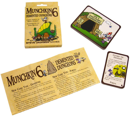 Munchkin 6 - Demented Dungeons Card Game Expansion