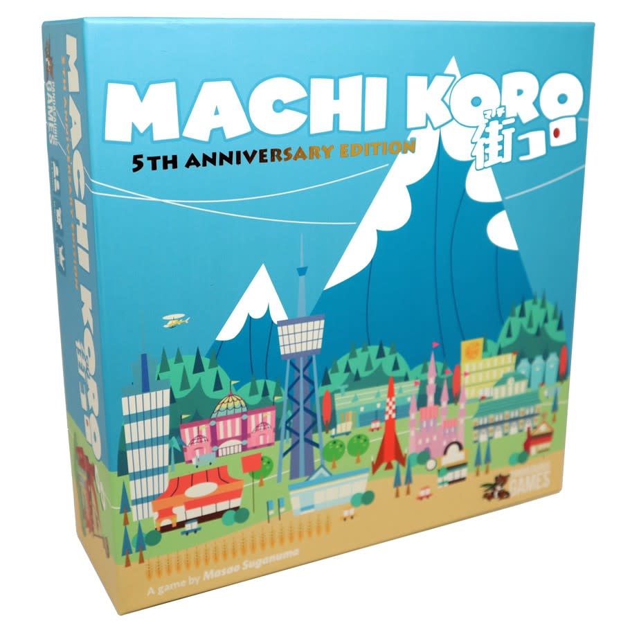 Machi Koro 1st Edition - 5th Anniversary Edition - The Card Game - Pandasaurus Games