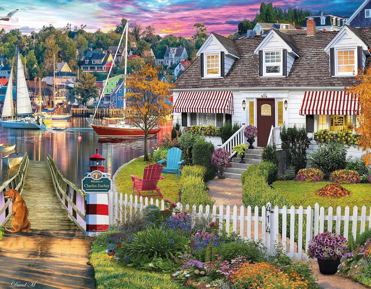 4 x 500 pc Jigsaw Puzzles - David Maclean + Poster