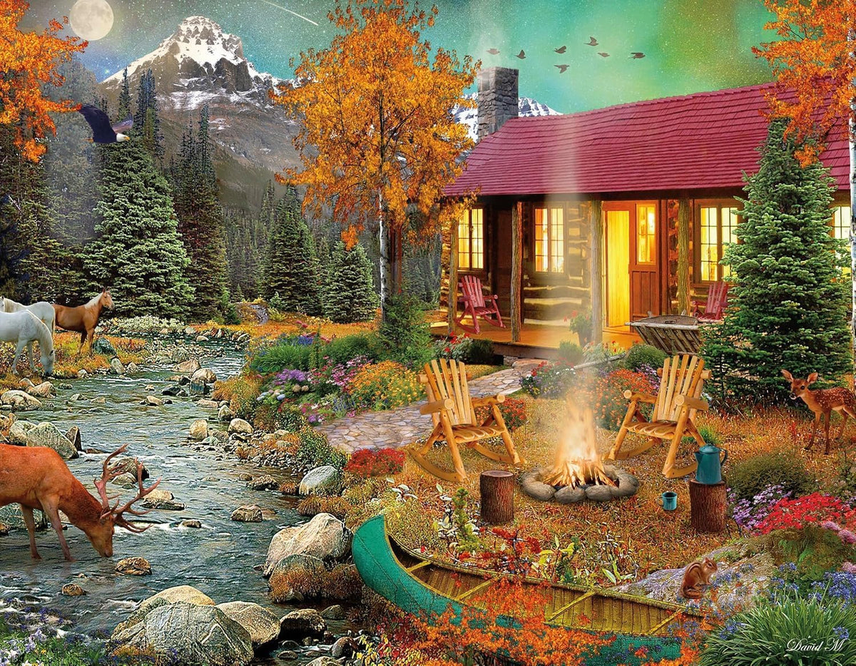 4 x 500 pc Jigsaw Puzzles - David Maclean + Poster