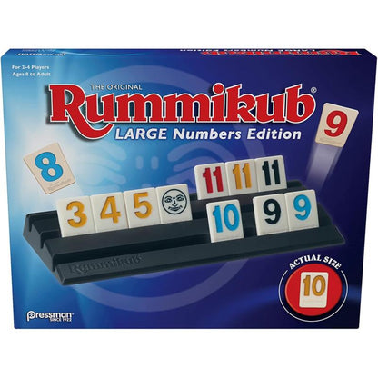 Rummikub - Large Numbers Edition - Classic Rummy Game - Pressman