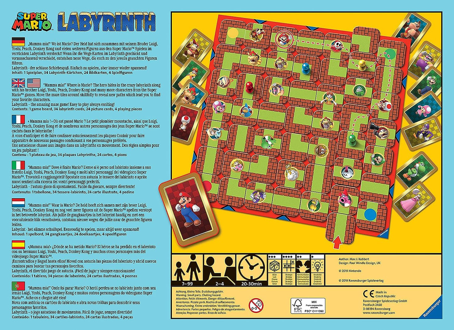 Labyrinth - Super Mario Edition Maze Game! Ravensburger