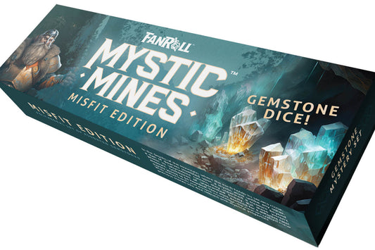 Mystic Mines Misfit Gemstone 7 Polyhedral Dice Set - Fanroll Dice
