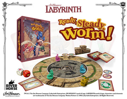 Jim Henson's Labyrinth - Ready, Steady, Worm! - Board Game - River Horse