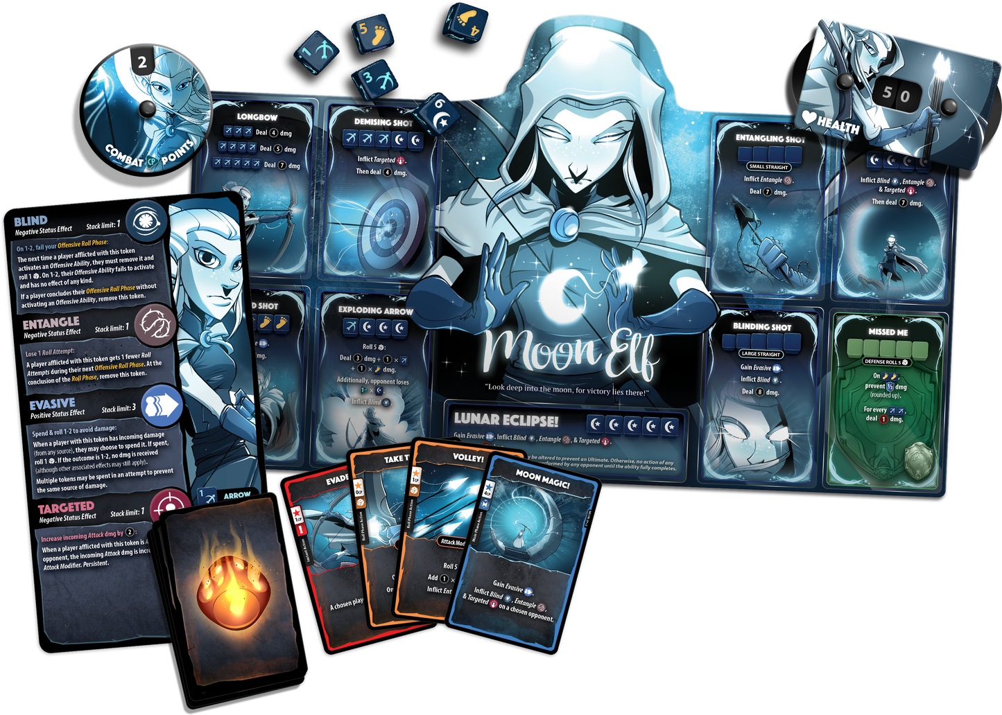 Dice Throne - Hero Pack - Moon Elf