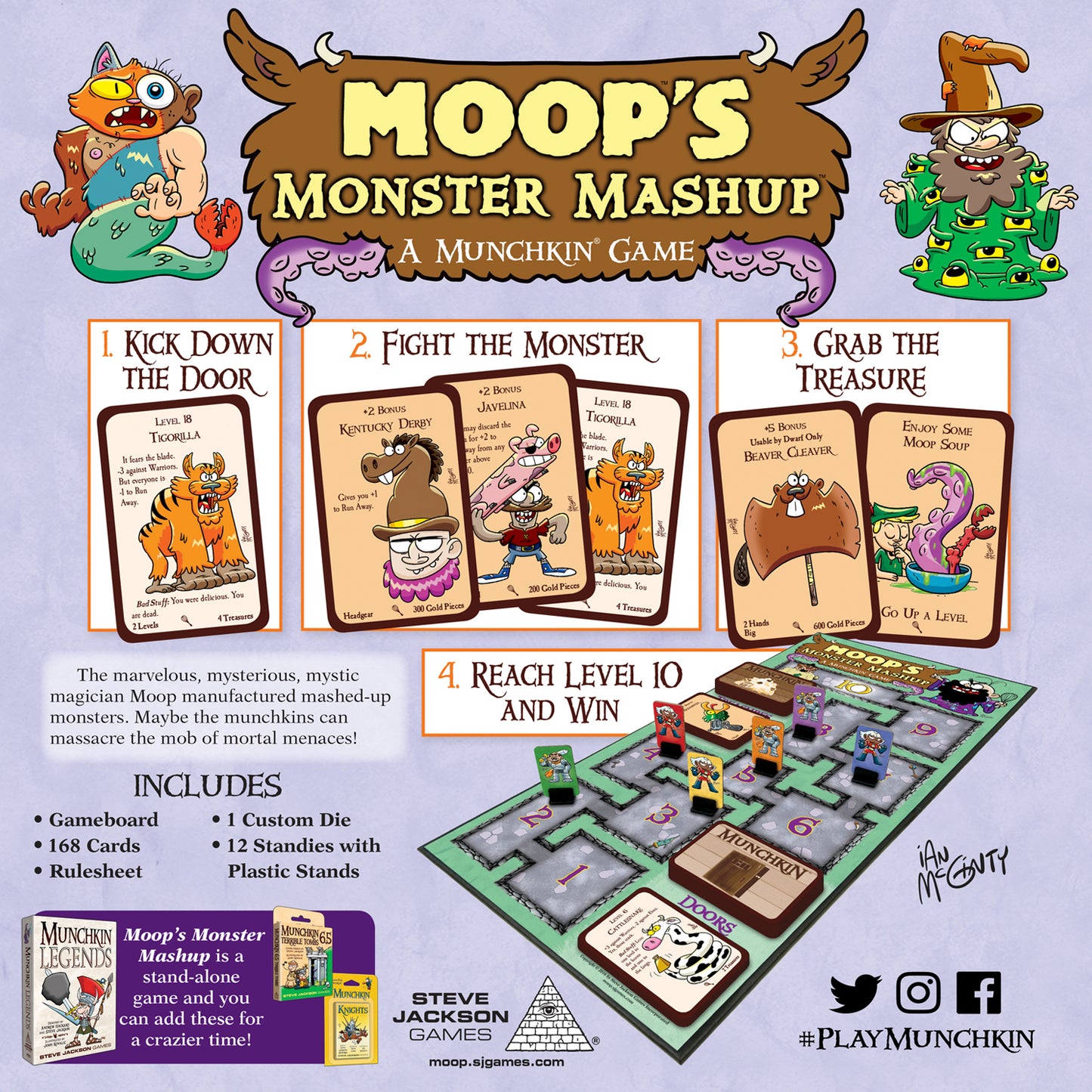 Moop's Monster Mashup - The Card Game - Steve Jackson Games