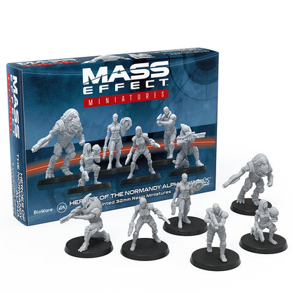 Mass Effect - Heroes Of The Normandy Alpha - Resin Collectors Miniatures Set - Modiphius Games