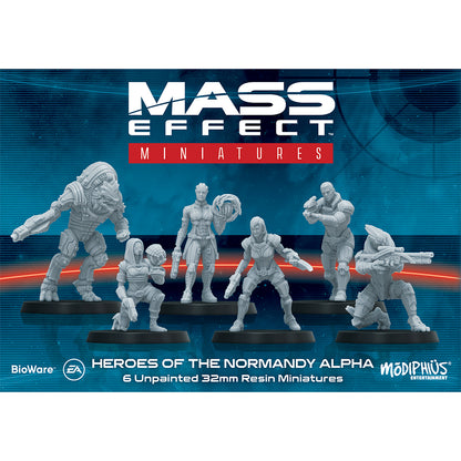 Mass Effect - Heroes Of The Normandy Alpha - Resin Collectors Miniatures Set - Modiphius Games