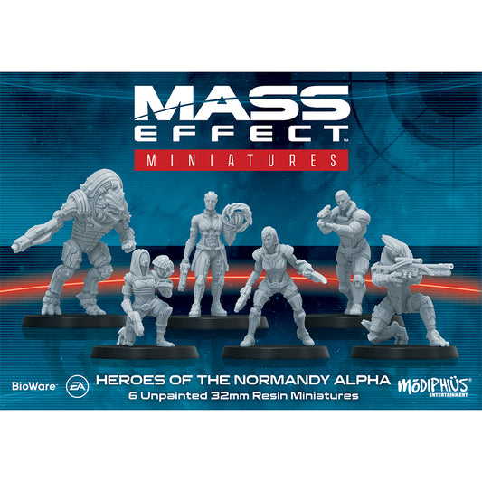 Mass Effect - Heroes Of The Normandy Alpha - Resin Collectors Miniatures Set - Modiphius Games