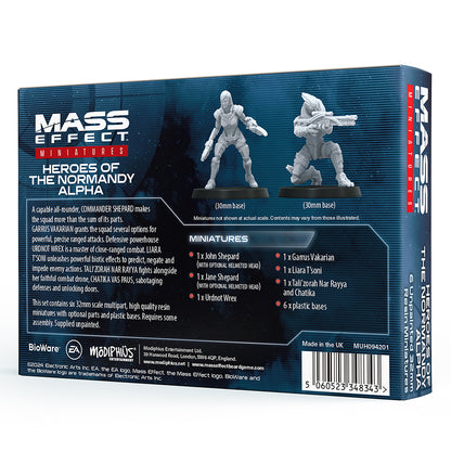 Mass Effect - Heroes Of The Normandy Alpha - Resin Collectors Miniatures Set - Modiphius Games
