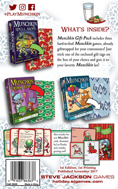 Munchkin - Holiday Gift Pack - 3 Card Game Expansions in One Box! - Steve Jackson Games