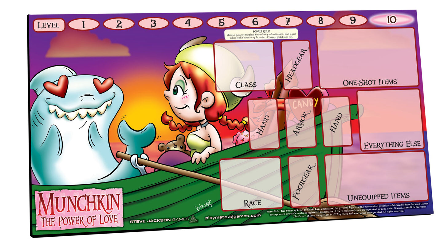 Munchkin - Official Playmat - The Flower of Love - Steve Jackson Games