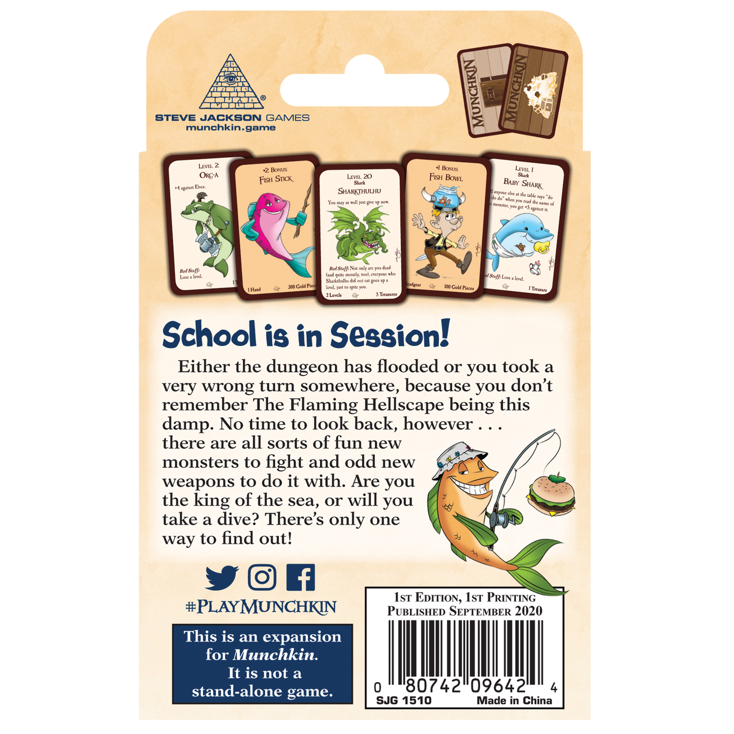 Munchkin Something Fishy Card Game Expansion