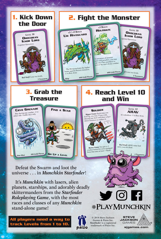 Munchkin Starfinder (Base Game) - The Card Game - Steve Jackson Games