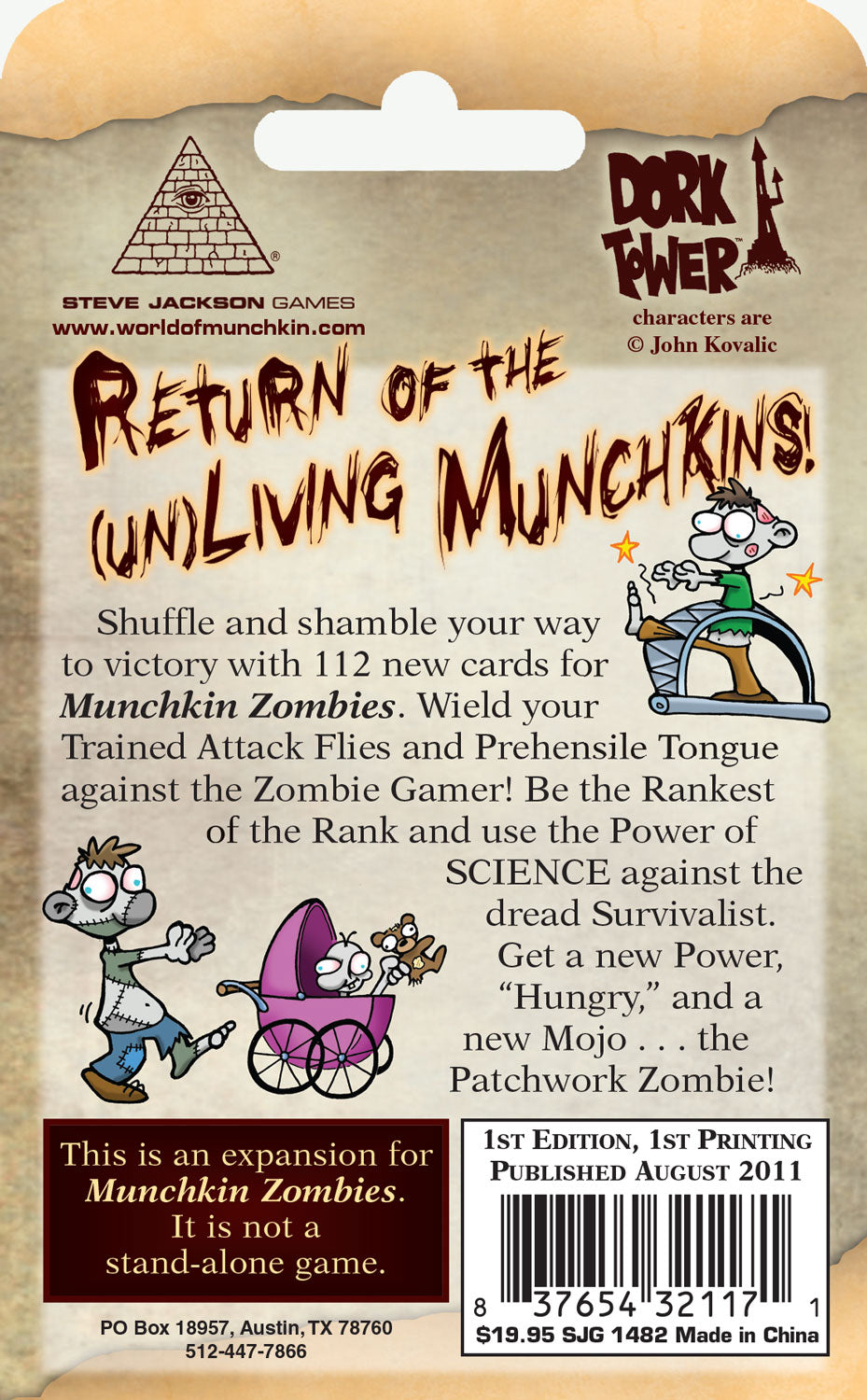 Munchkin Zombies 2 - Armed and Dangerous Card Game Expansion