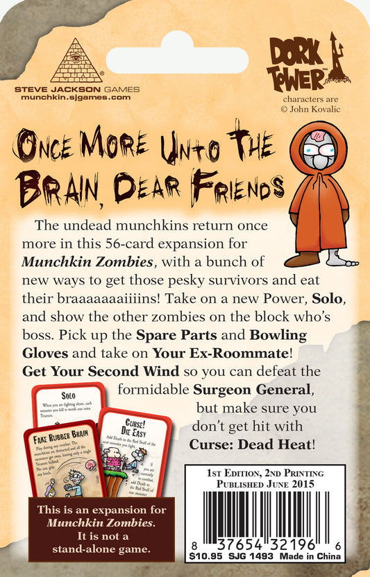 Munchkin Zombies 4 - Spare Parts - Card Game Expansion