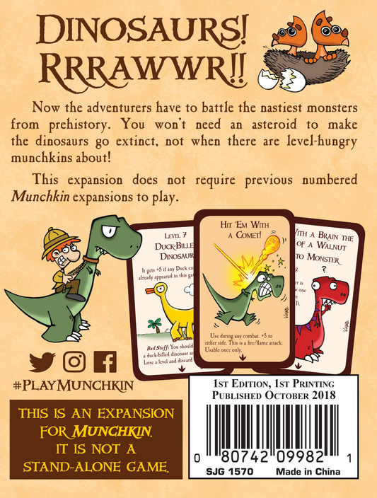 Munchkin 9 – Jurassic Snark Card Game Expansion