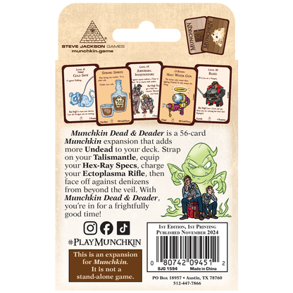 Munchkin: Dead & Deader Expansion - Steve Jackson Games