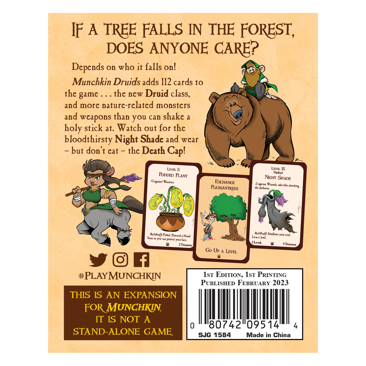 Munchkin: Druids Full Expansion - Steve Jackson Games