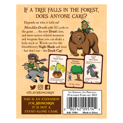 Munchkin: Druids Full Expansion - Steve Jackson Games