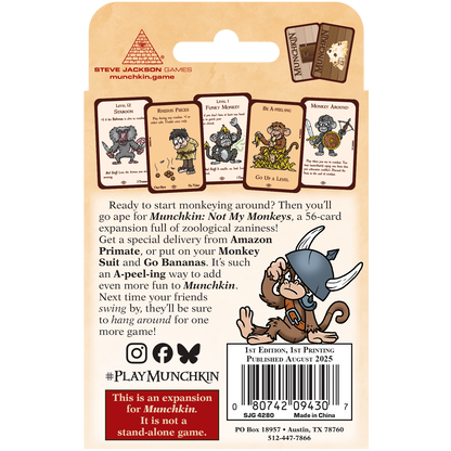 Munchkin: Not My Monkeys Expansion
