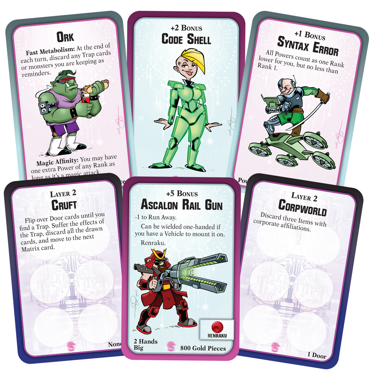Munchkin Shadowrun: Hack The Future Card Game Expansion