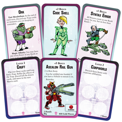 Munchkin Shadowrun: Hack The Future Card Game Expansion