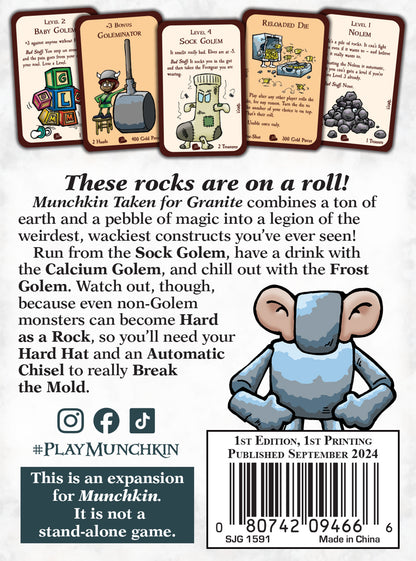 Munchkin: Taken for Granite Expansion - Steve Jackson Games