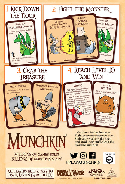 Munchkin (Base Set) - The Card Game - Steve Jackson Games