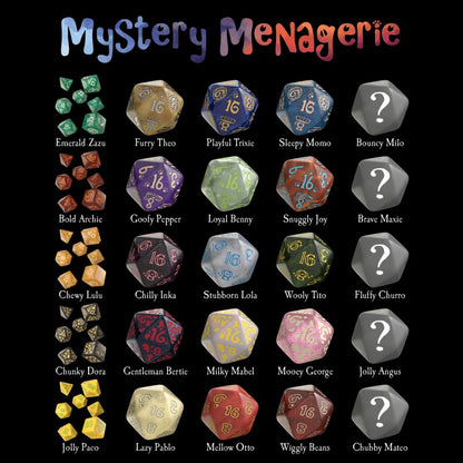 Mystery Menagerie Dice Packs