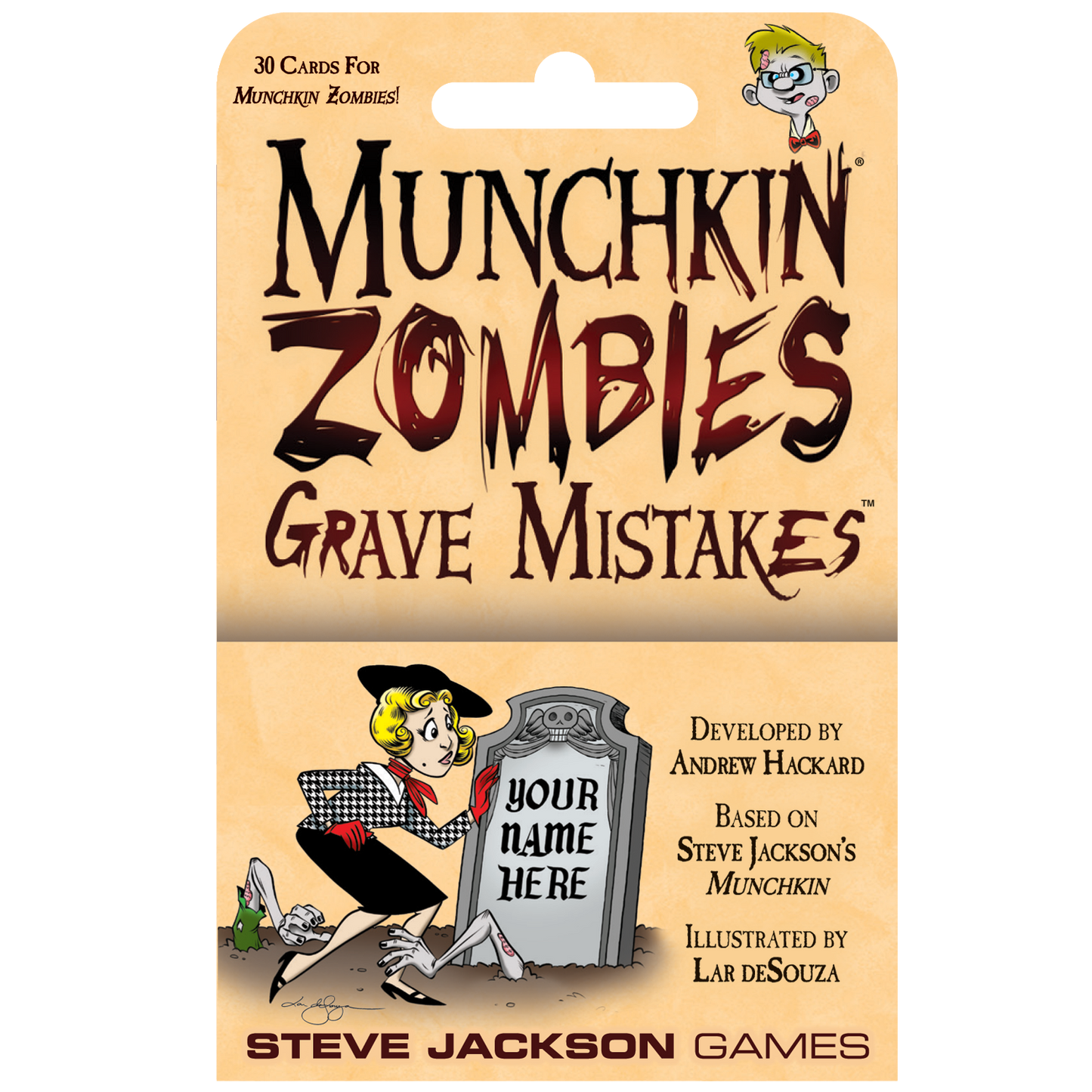 Munchkin Zombies - Grave Mistakes - Card Game Expansion